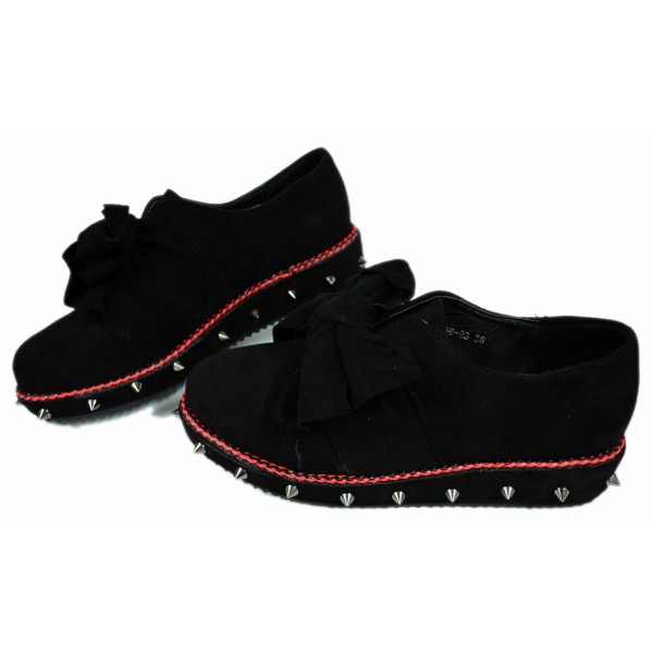 Dames Suede Instapper met Steinen Dames Suede Instapper met Steinen